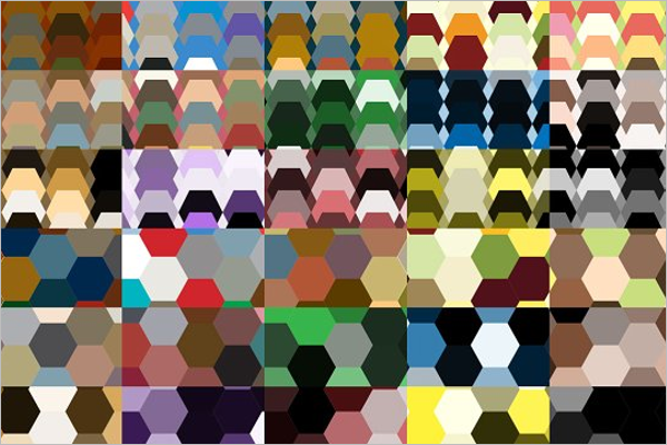 Random Hexagon Background
