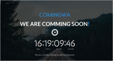 Responsive Coming Soon Templates