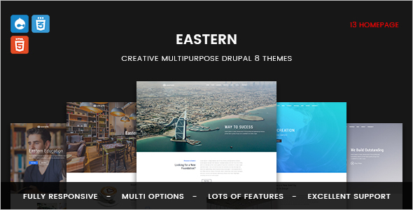 Responsive Multipurpose Business Drupal 8 Theme