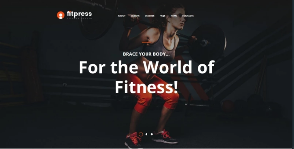 Responsive Sports Website Theme