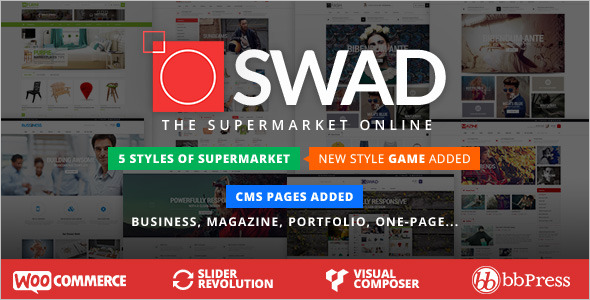 Responsive Supermarket Online Theme