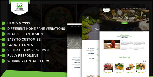 Restaurant Site Template