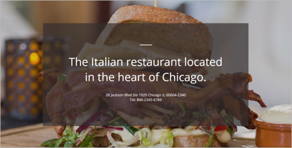 Restaurant Website Template
