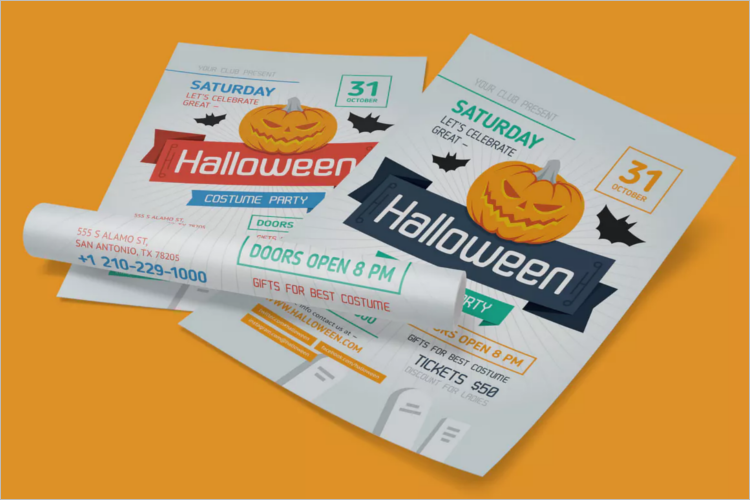 Sample Halloween Poster Template