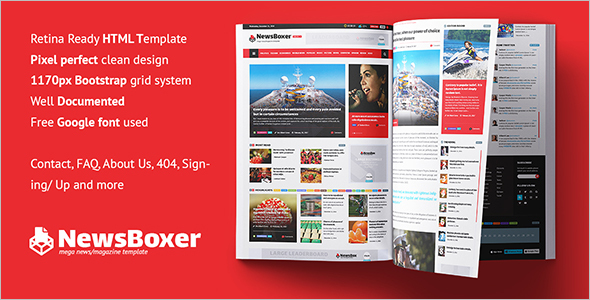 Simple News Magazine Template