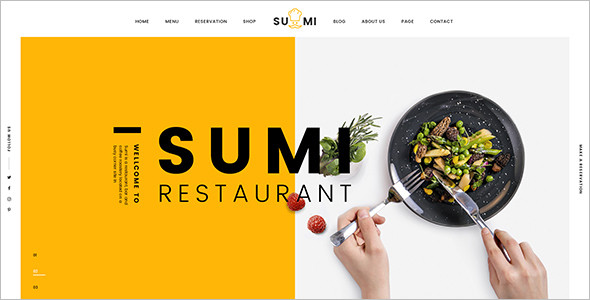 Simple Restaurant HTML Template