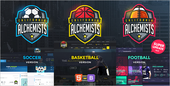 Sports News HTML Template