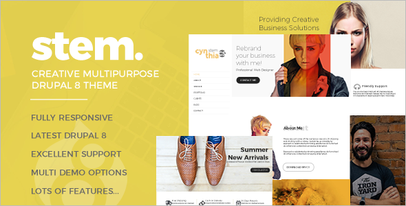 Stem Responsive Drupal 8 Theme