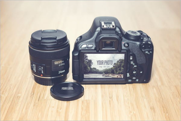 Stock Camera Mockup Design