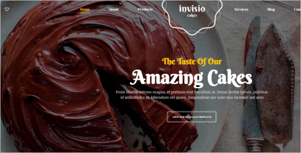 Sweet Bakery WordPress Theme