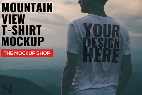 T-Shirt Mockup Vector Template
