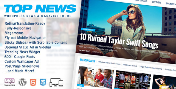 Top News SEO WordPress Theme