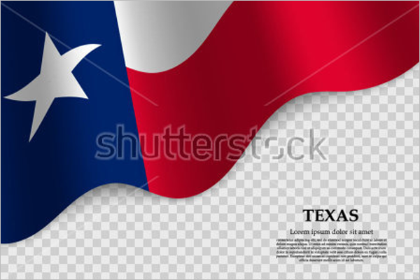 Transparent USA Flag Design
