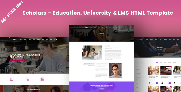 University Education HTML Template