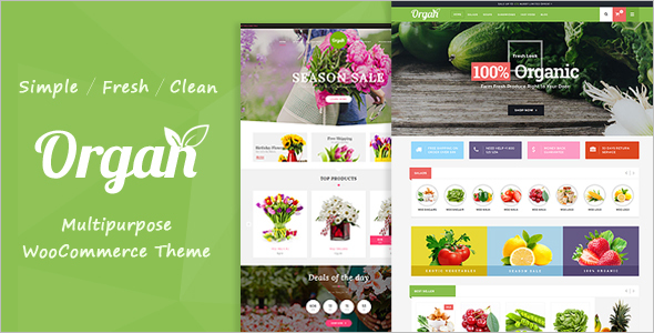 Vegetable Market WordPress Theme