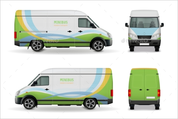 VehicleÂ Advertising Mockup Template