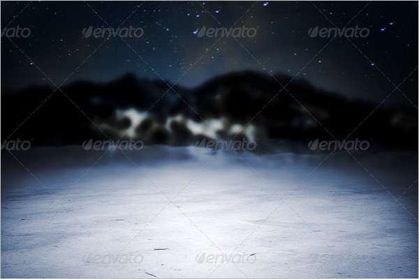 Vintage Winter Background Design