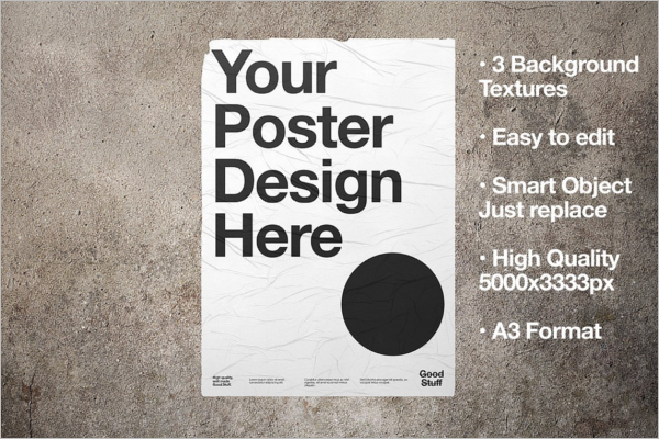 WheatPaste Poster Mockup Design