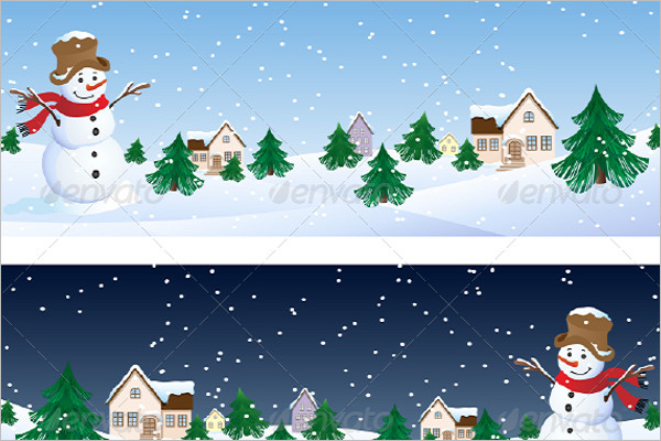 Winter Background Illustration
