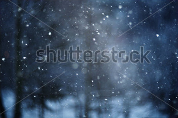 Winter Stars Background Design