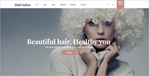 WordPressÂ SalonÂ Website Template