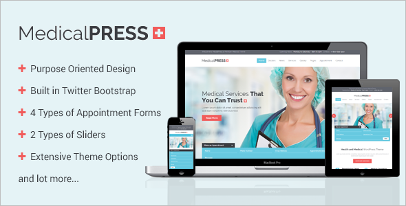 WordPress Theme for Hospital Website