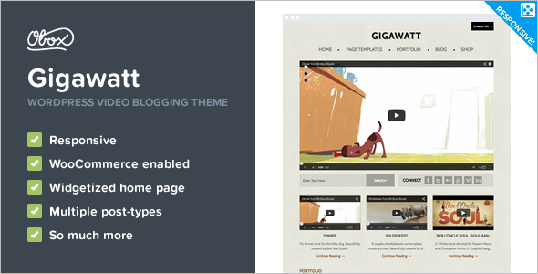 WordPress Video Website Theme