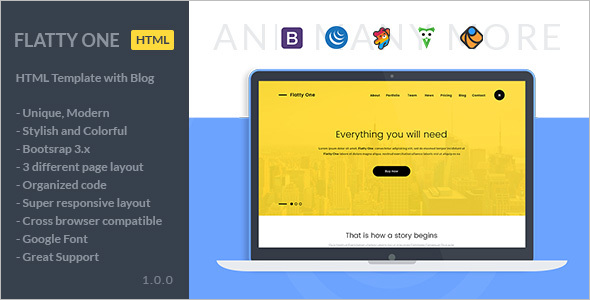 20+ Animated Website Templates Free & Premium Themes