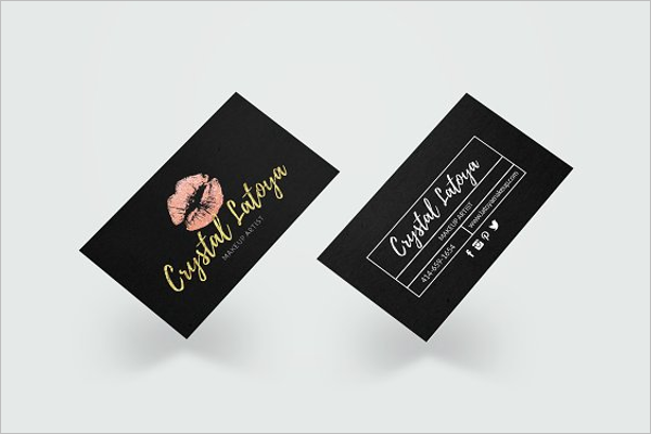 40+ Makeup Artist Business Card Templates Free PSD Designs