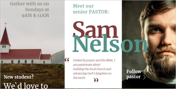 Baptist Church Website Template