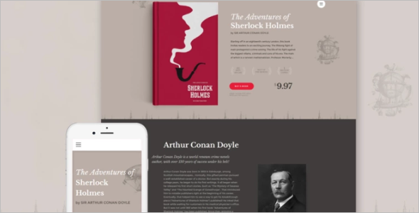 Best Author Website Template 2017