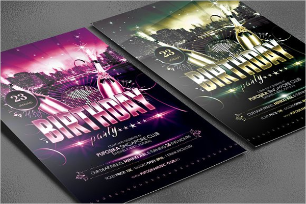 Birthday Party Poster Design