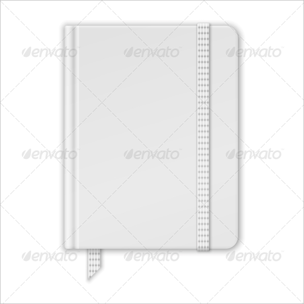 Blank White Notebook Template