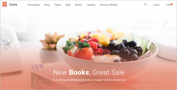 Book Author Website Template