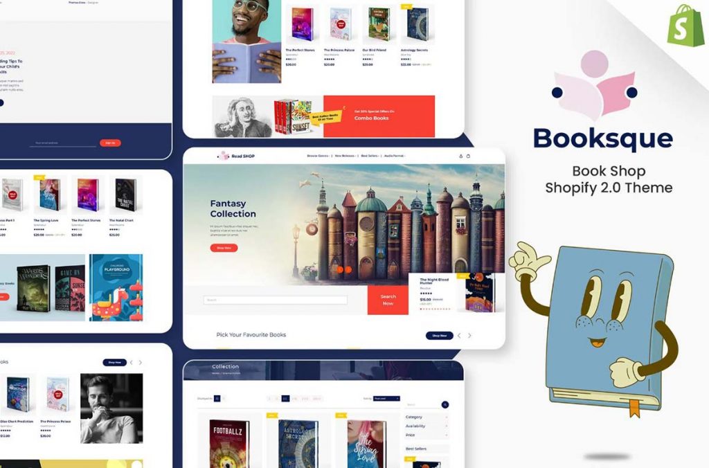 Book Store Ecommerce Themes