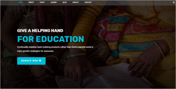 Charity & Church Website Template