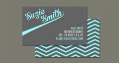 12+ Chevron Business Card Templates