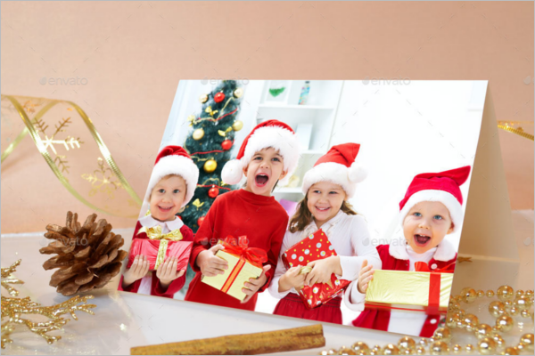 Christmas Card Mockup Design