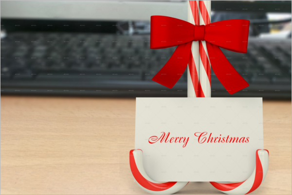 Christmas Card Mockup PSD
