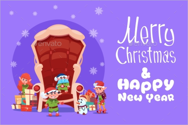 Christmas Art Greeting Card