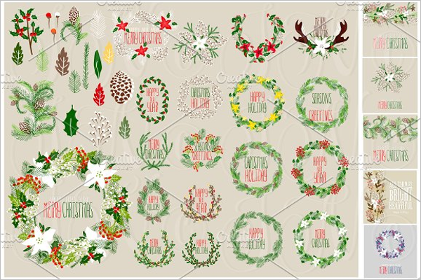 Christmas Cliparts Template