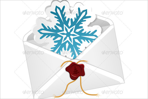 Christmas Email Envelope Template