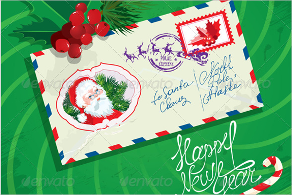Christmas Envelope Address Template