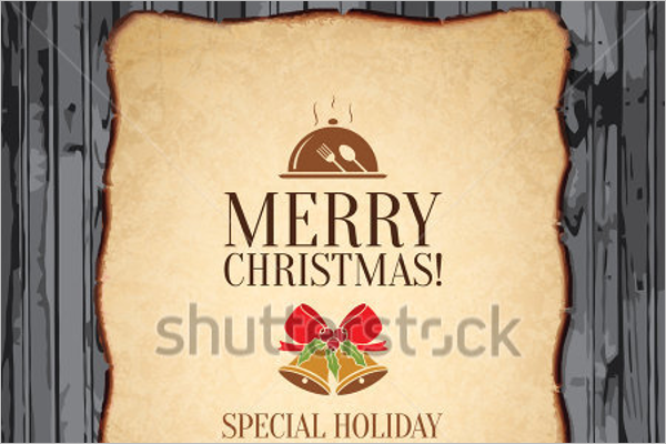 Christmas Festive Menu Design