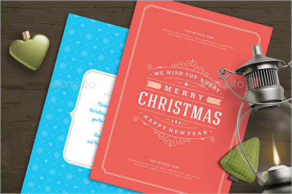 Christmas Greeting Card Template