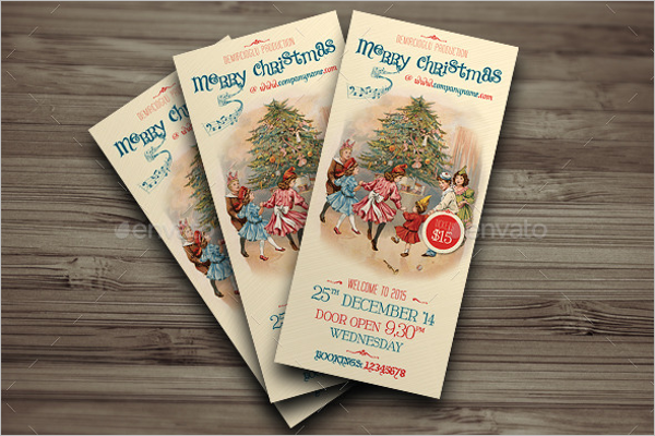 Christmas Invitation Card Design
