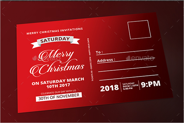 Christmas Postcard Format
