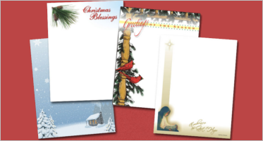 22+ Christmas Stationery Templates Free Word Paper Designs