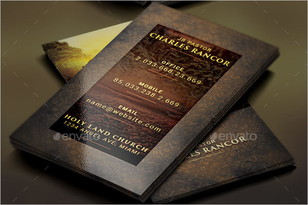 Church Teacher Business Card