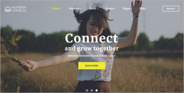 Church Website Design Template